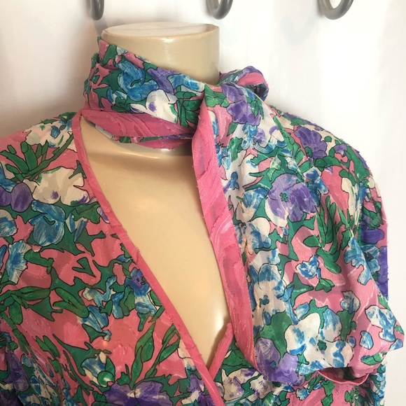 80’s Vintage Diane Freis Dress - Picture 7 of 16